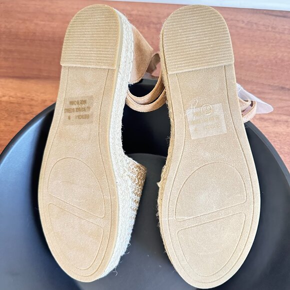 Neutral Woven Espadrille Sandals – Size 9 NWOT - Picture 7 of 8